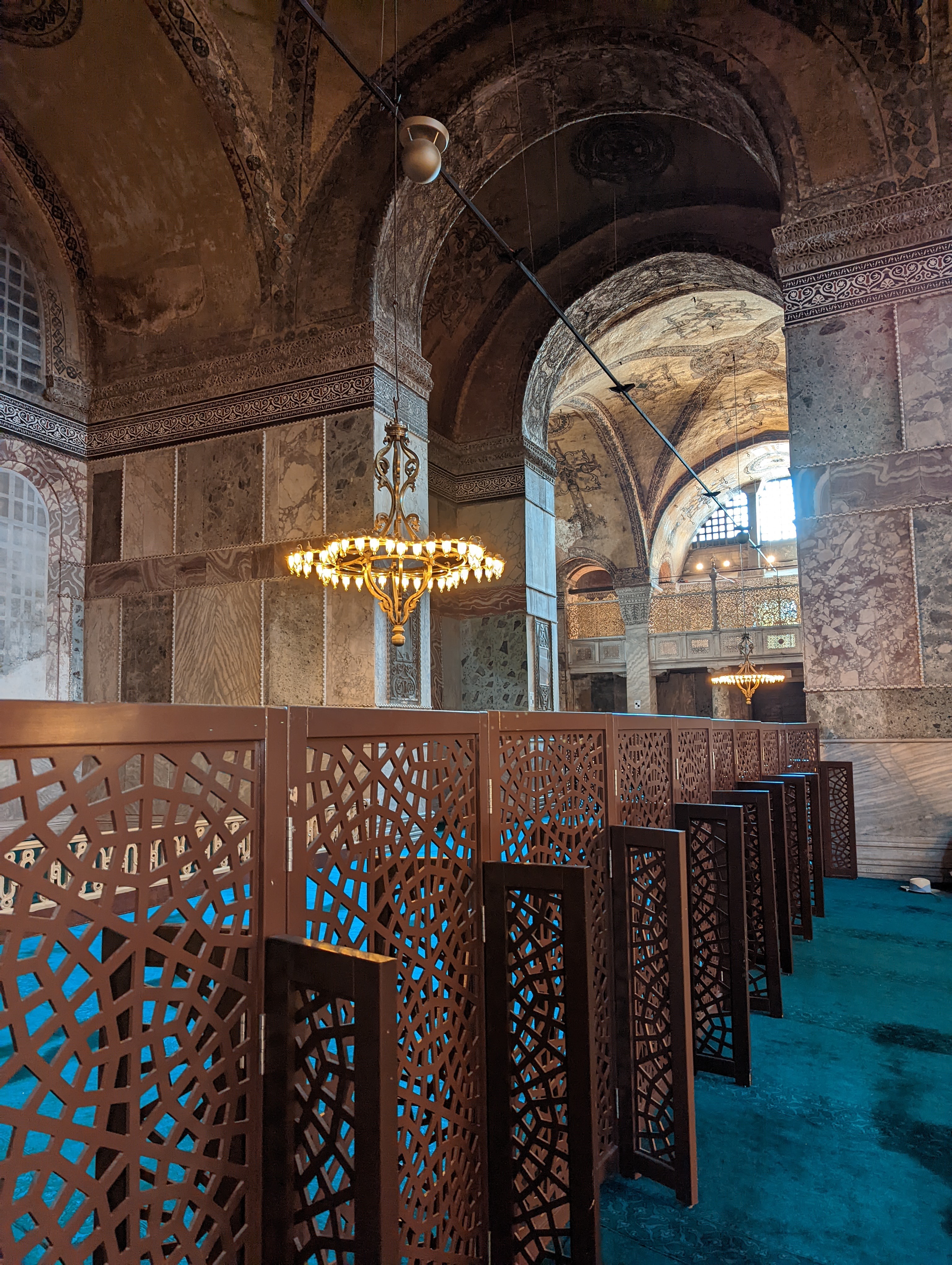 Interior of the Hagia Sophia