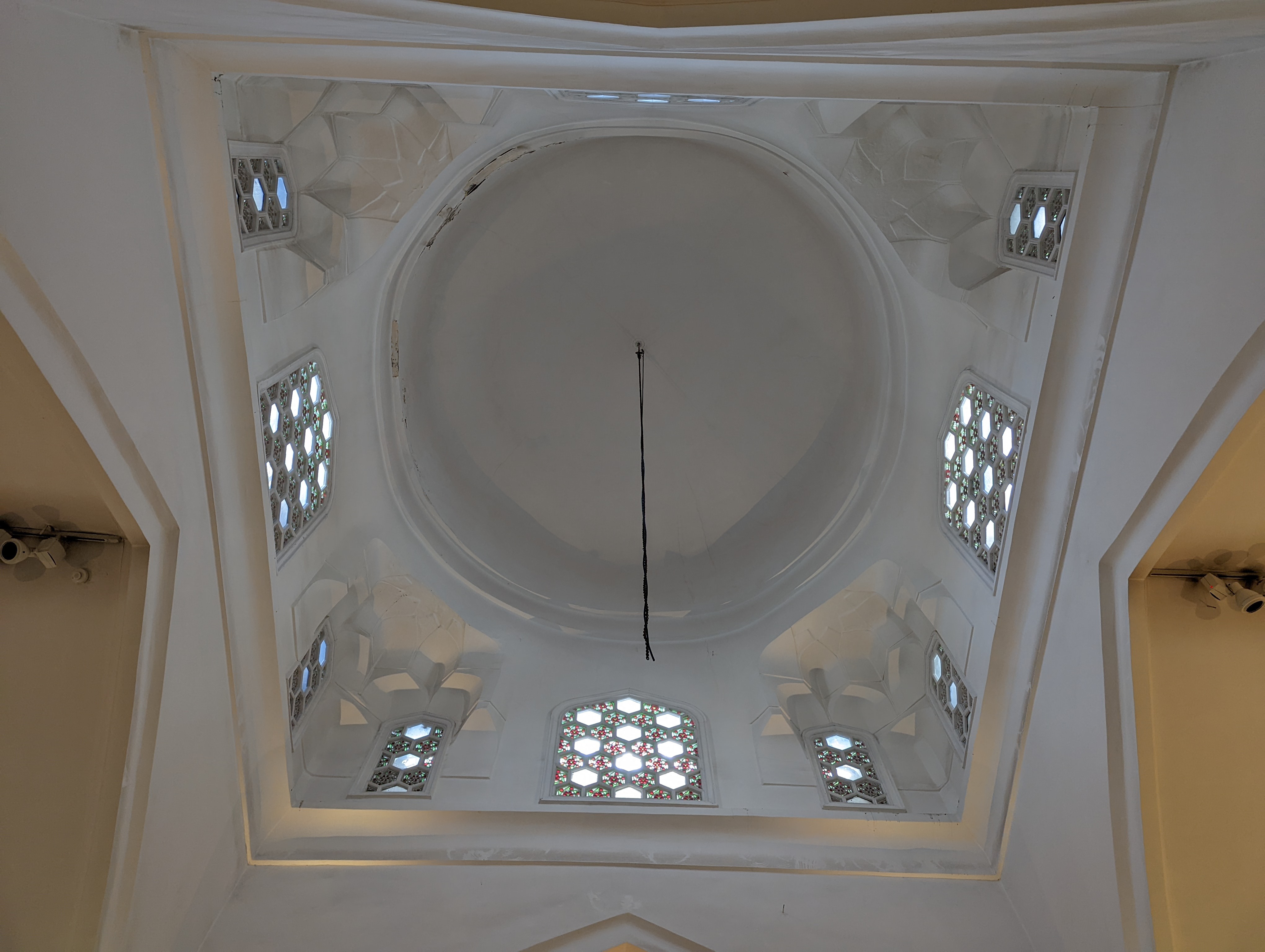 Looking up at the dome