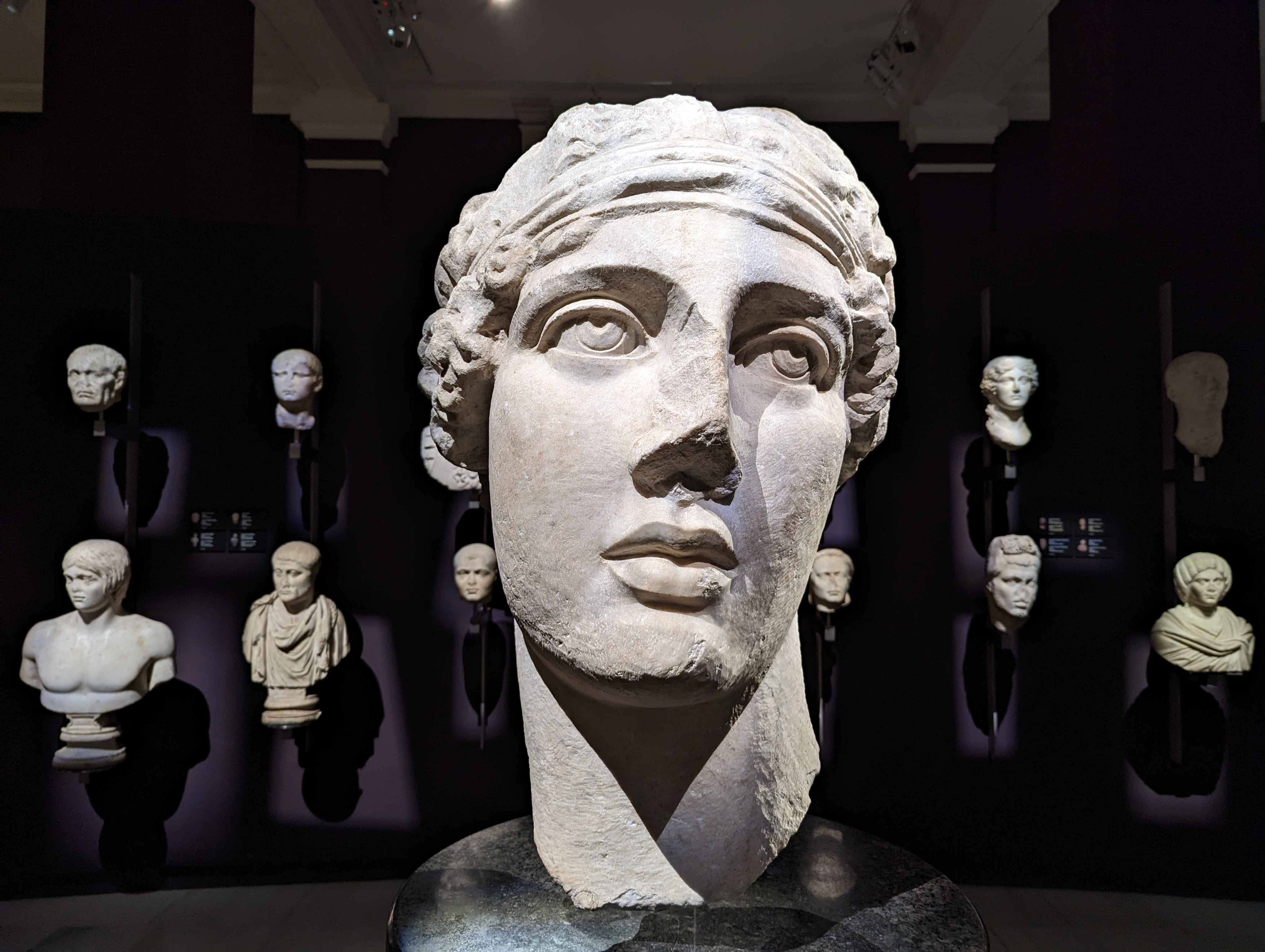 Colossal Head of a Goddess (Sappho or Aphrodite Type) (Smyrna Aphrodite/Sappho Başı)