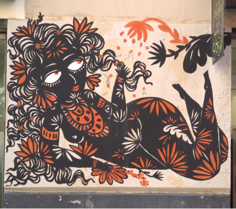 Goddess (?) street art