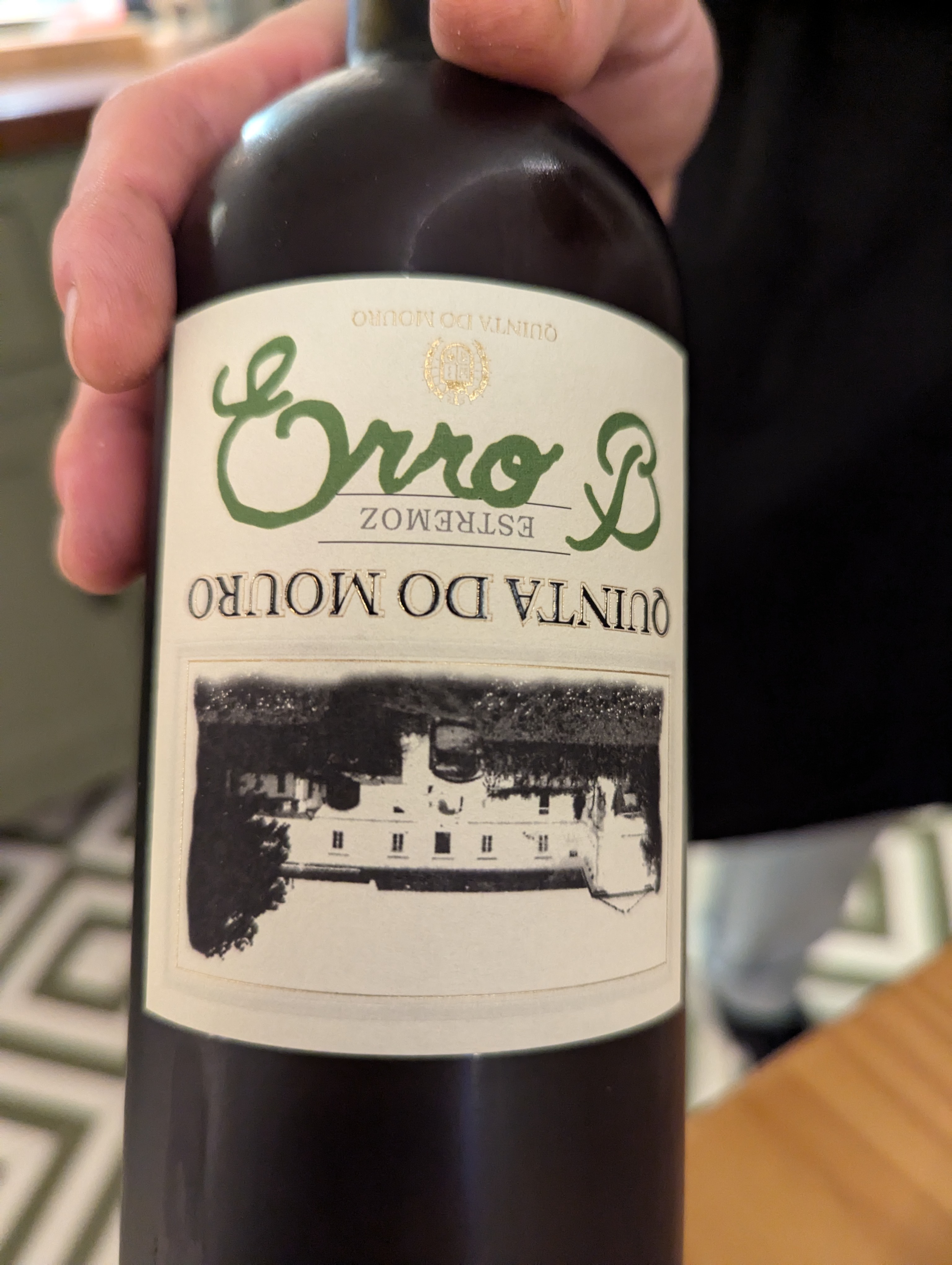 Erro B wine from Quina do Mouro