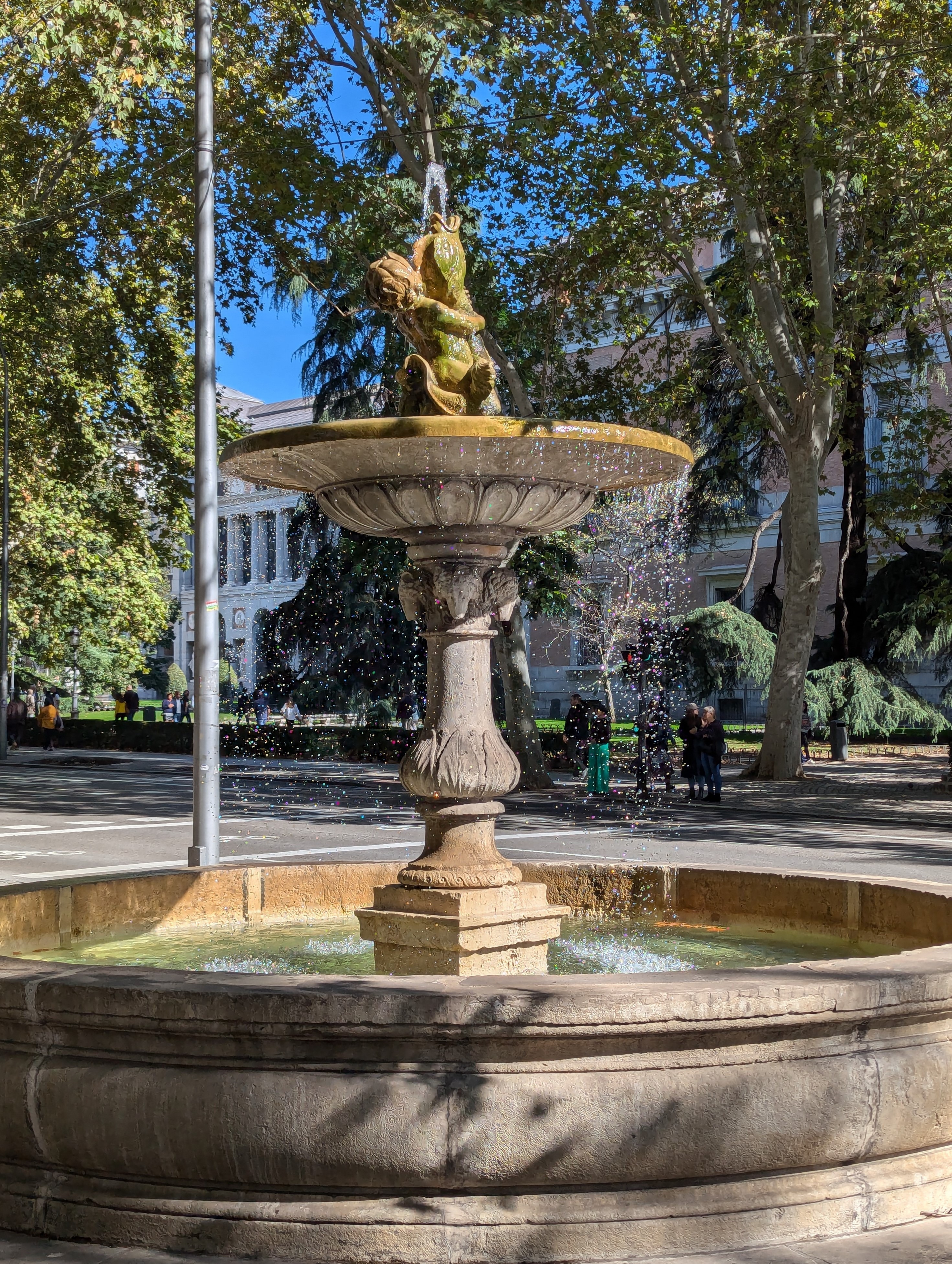 Fountain in front of the Prado, Madrid