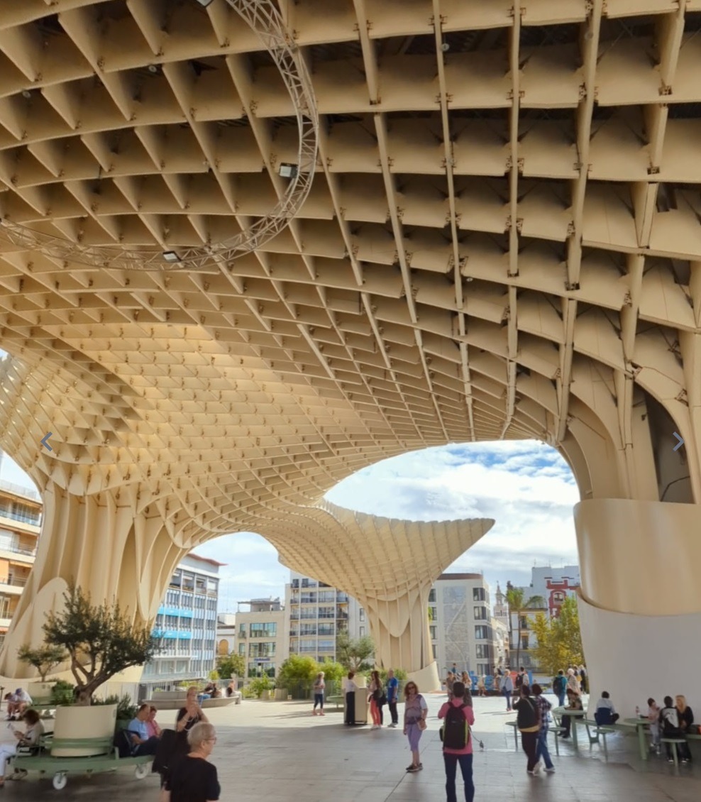 View from beneath of Las Setas