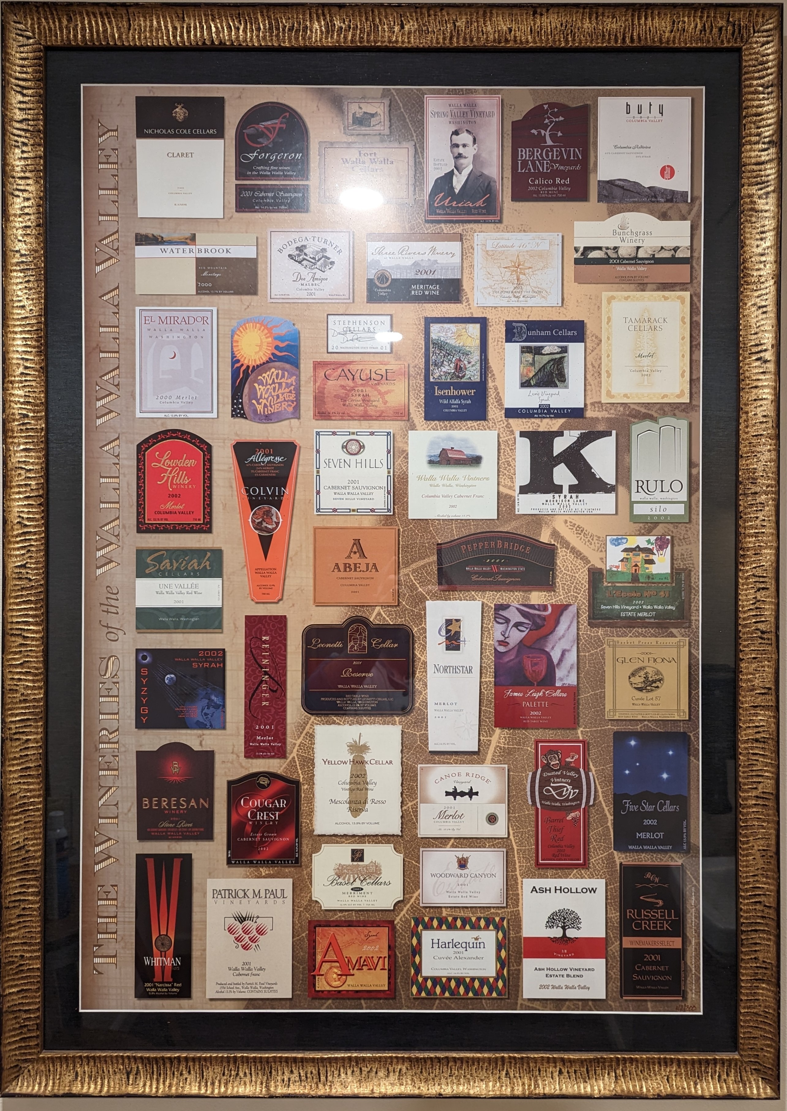Walla Walla wine labels