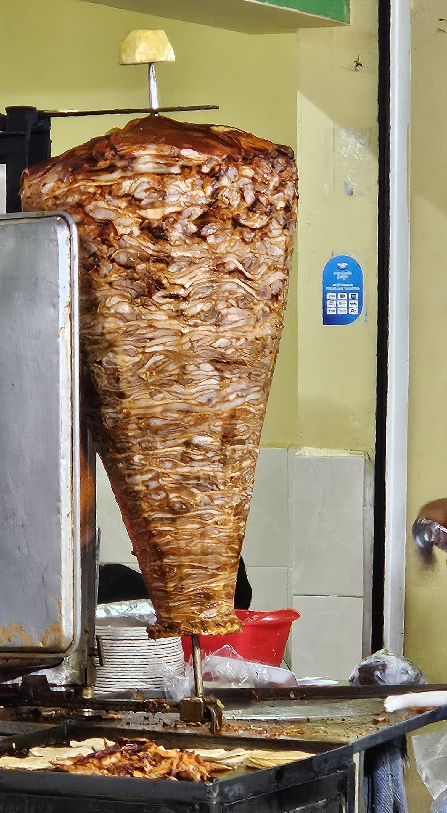 Al pastor meat, doner-style