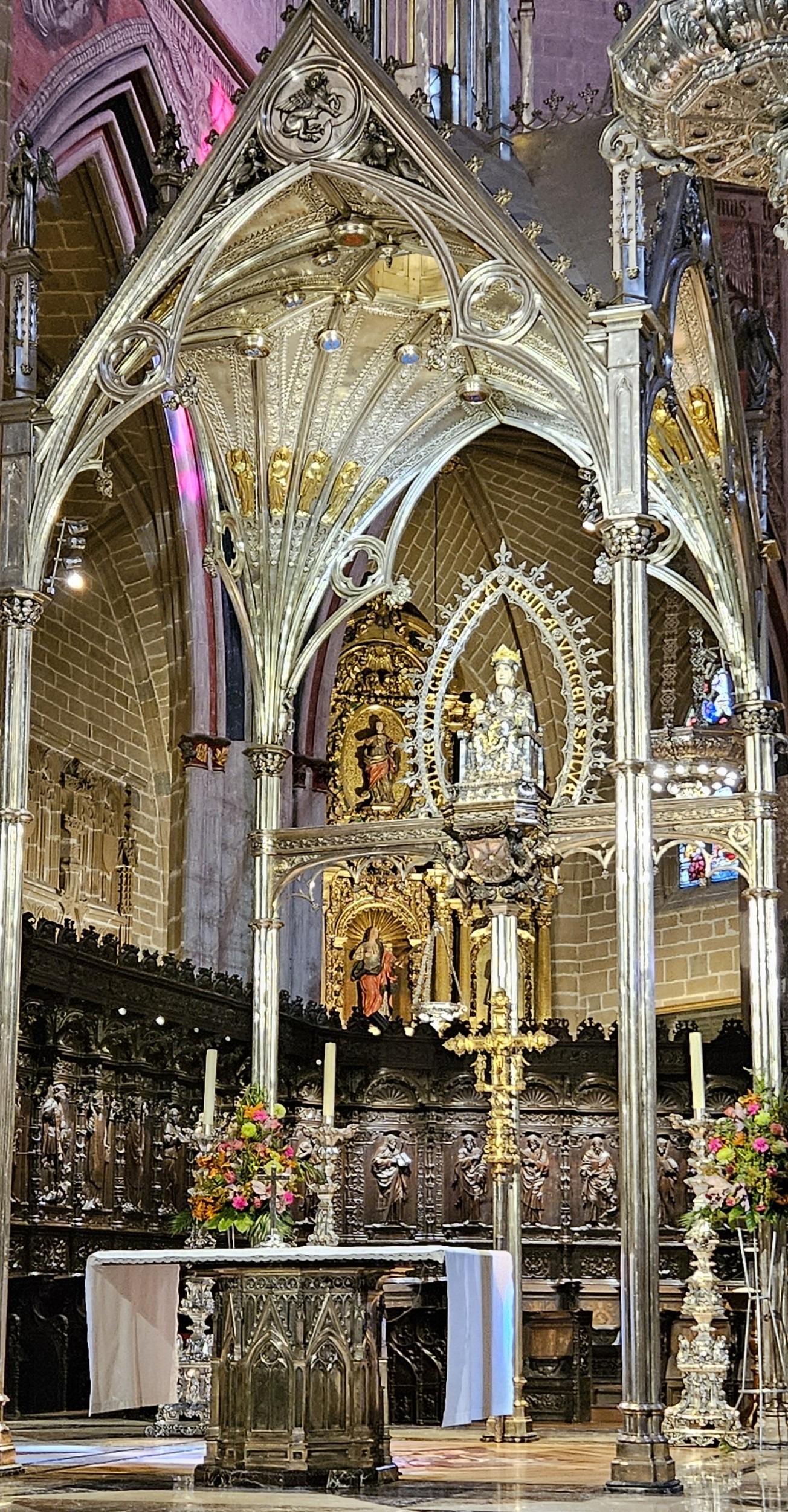 Altar in Catedral de Santa Maria