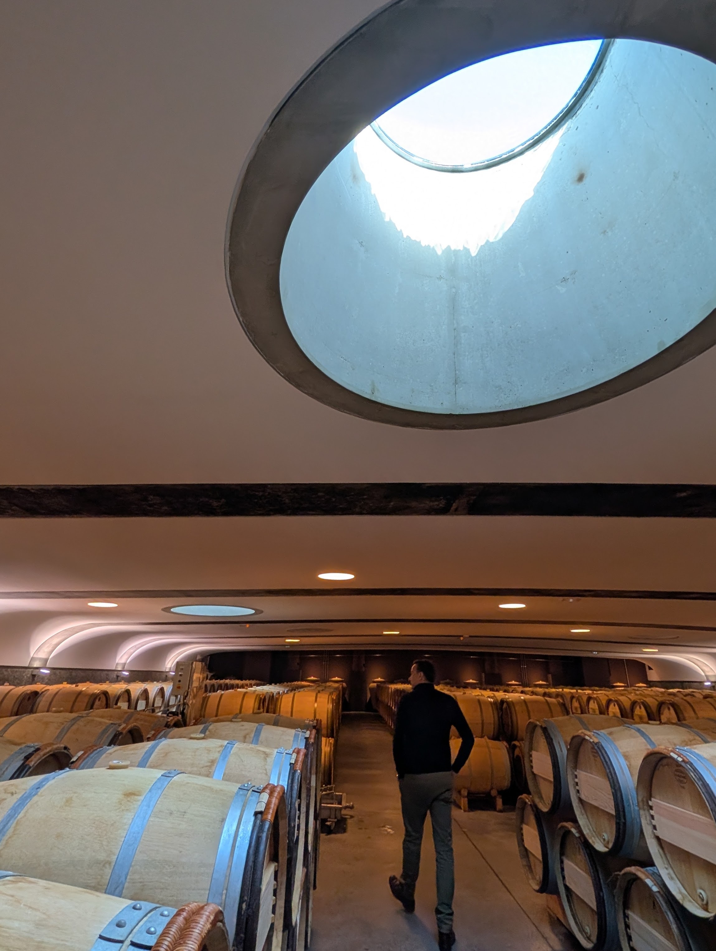 Wine barrel cellar