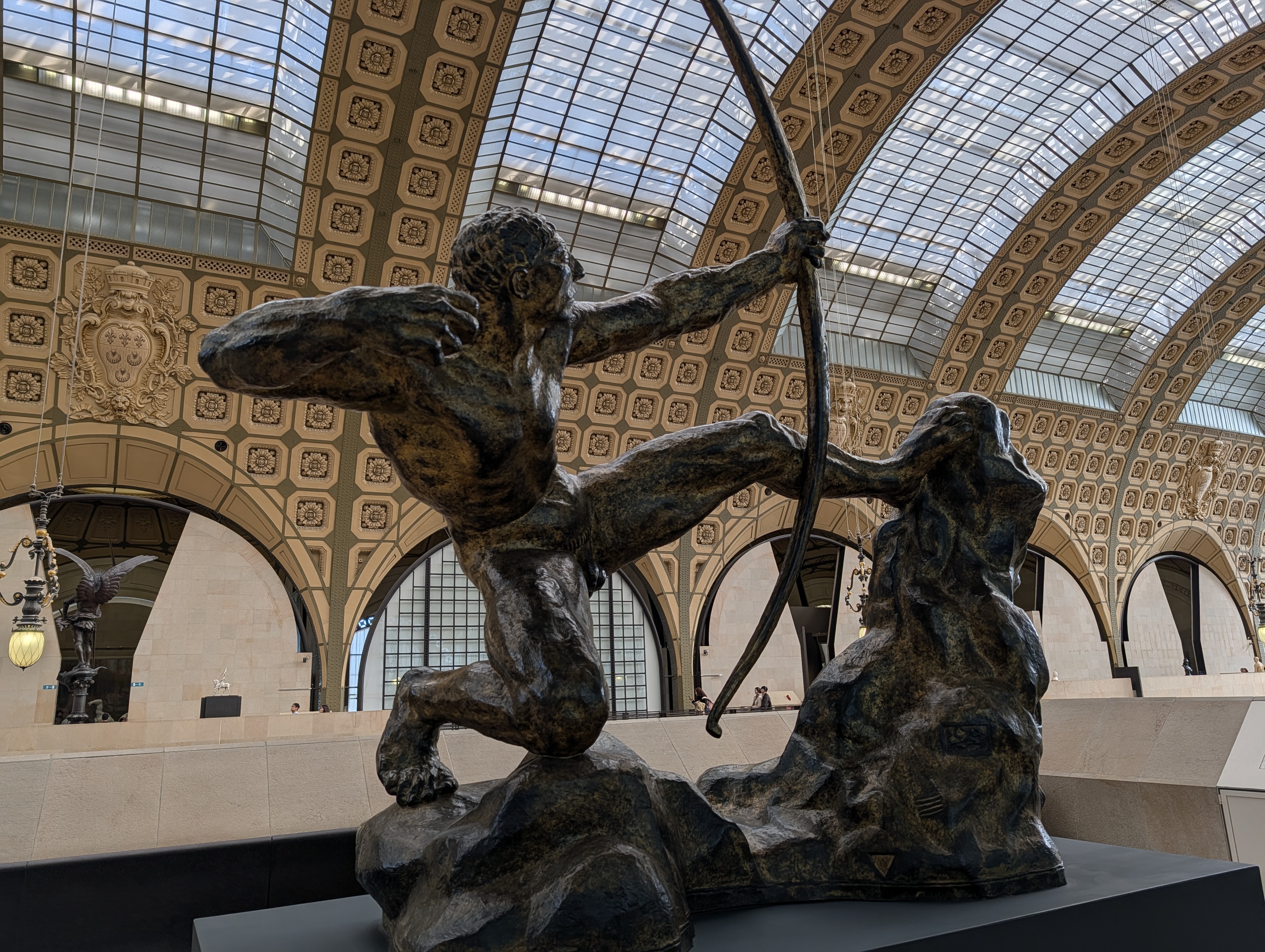 Hercules the Archer sculpture by Antoine Bourdelle