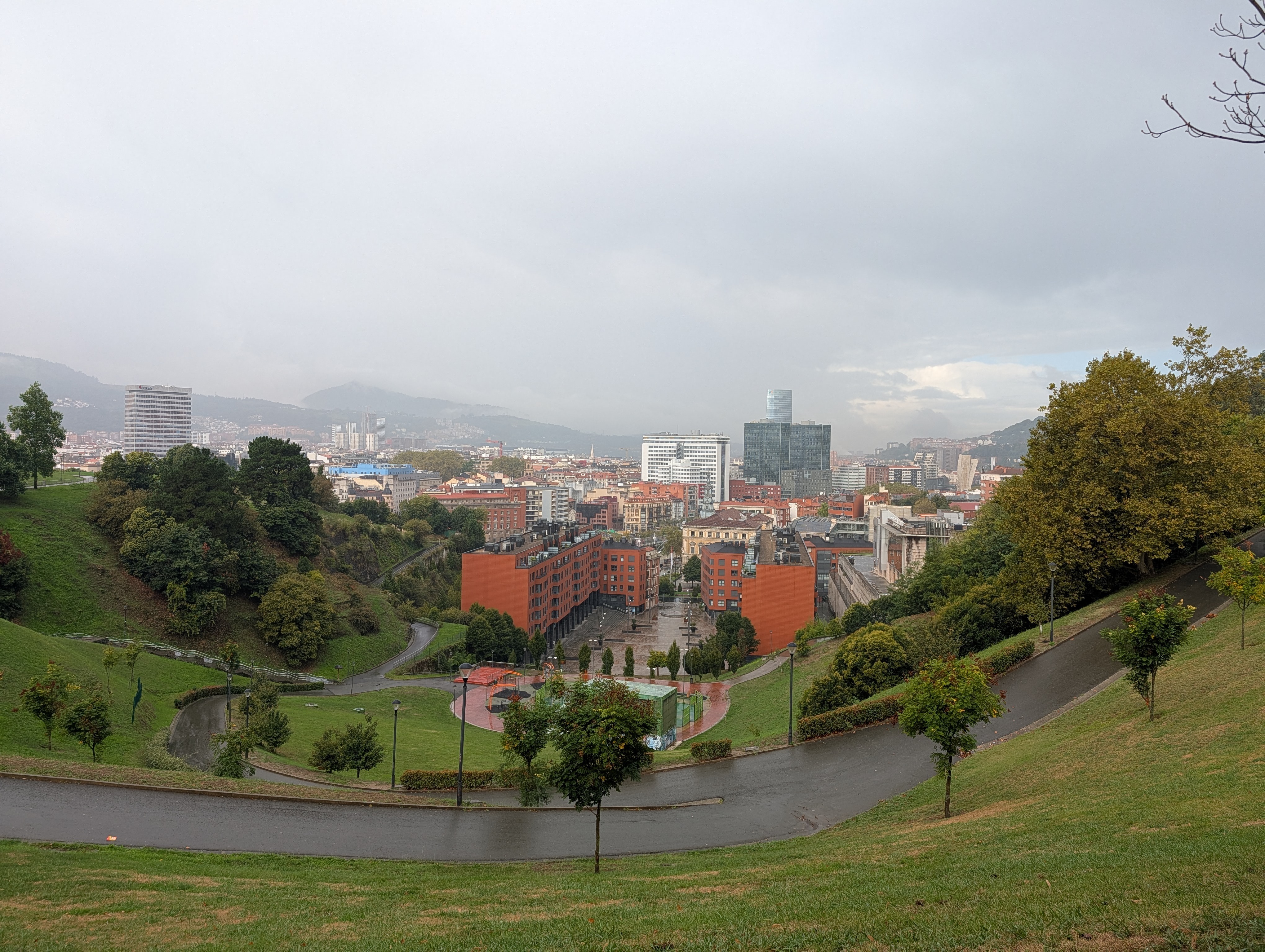 Bilbao view from Extebarria park