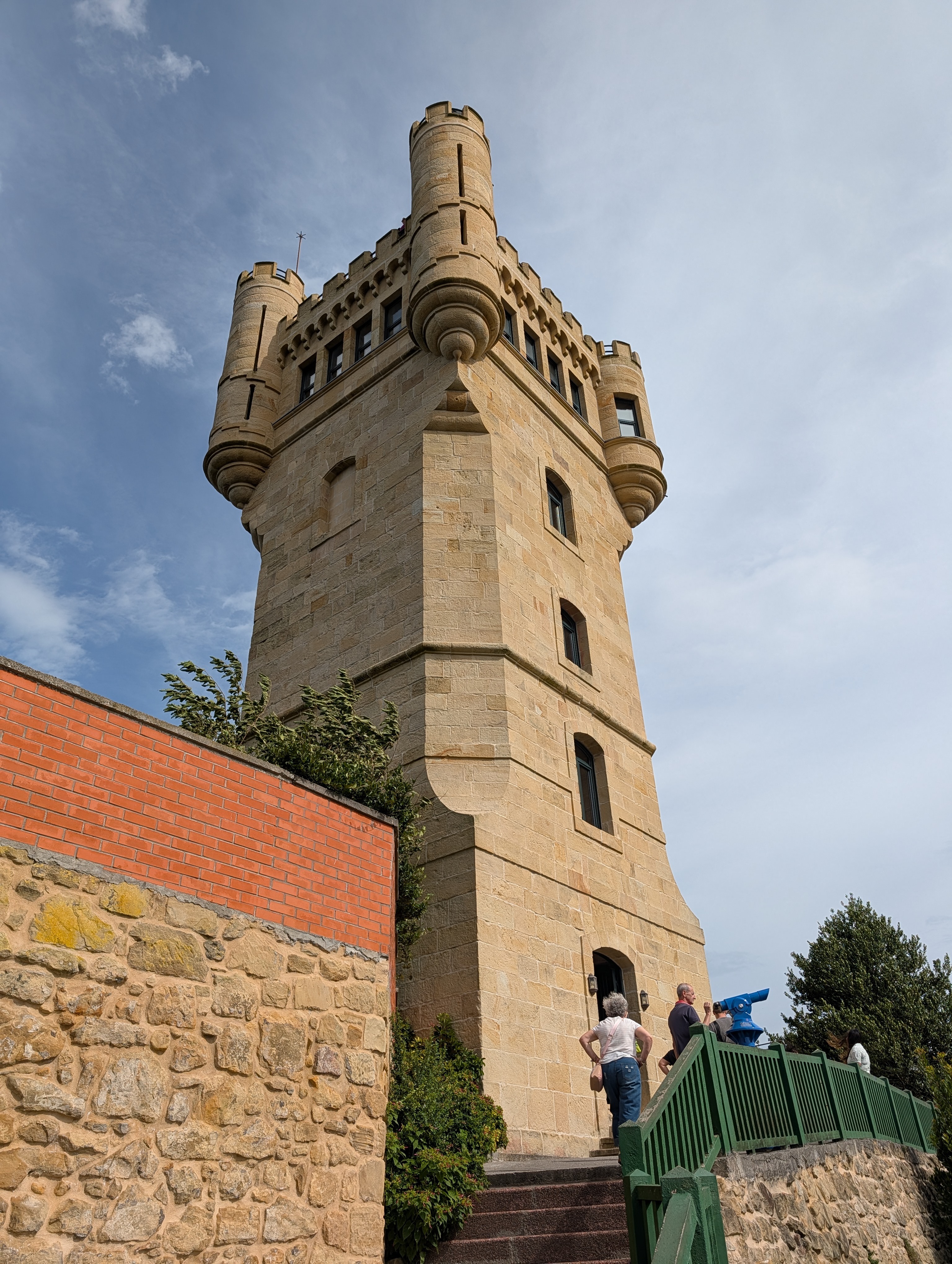 Old lighthouse tower of Monte Igeldo
