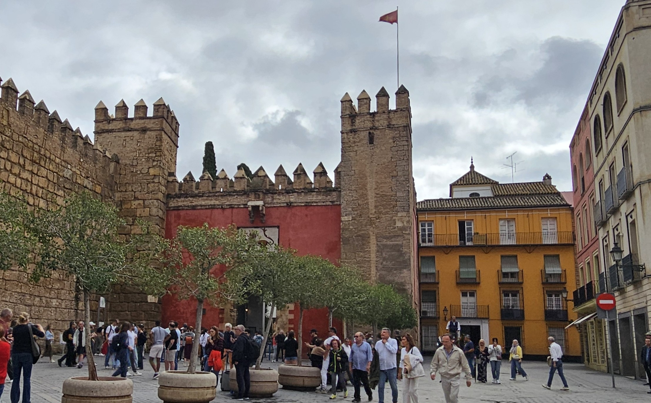 Lion gate of the Royal Alcázar