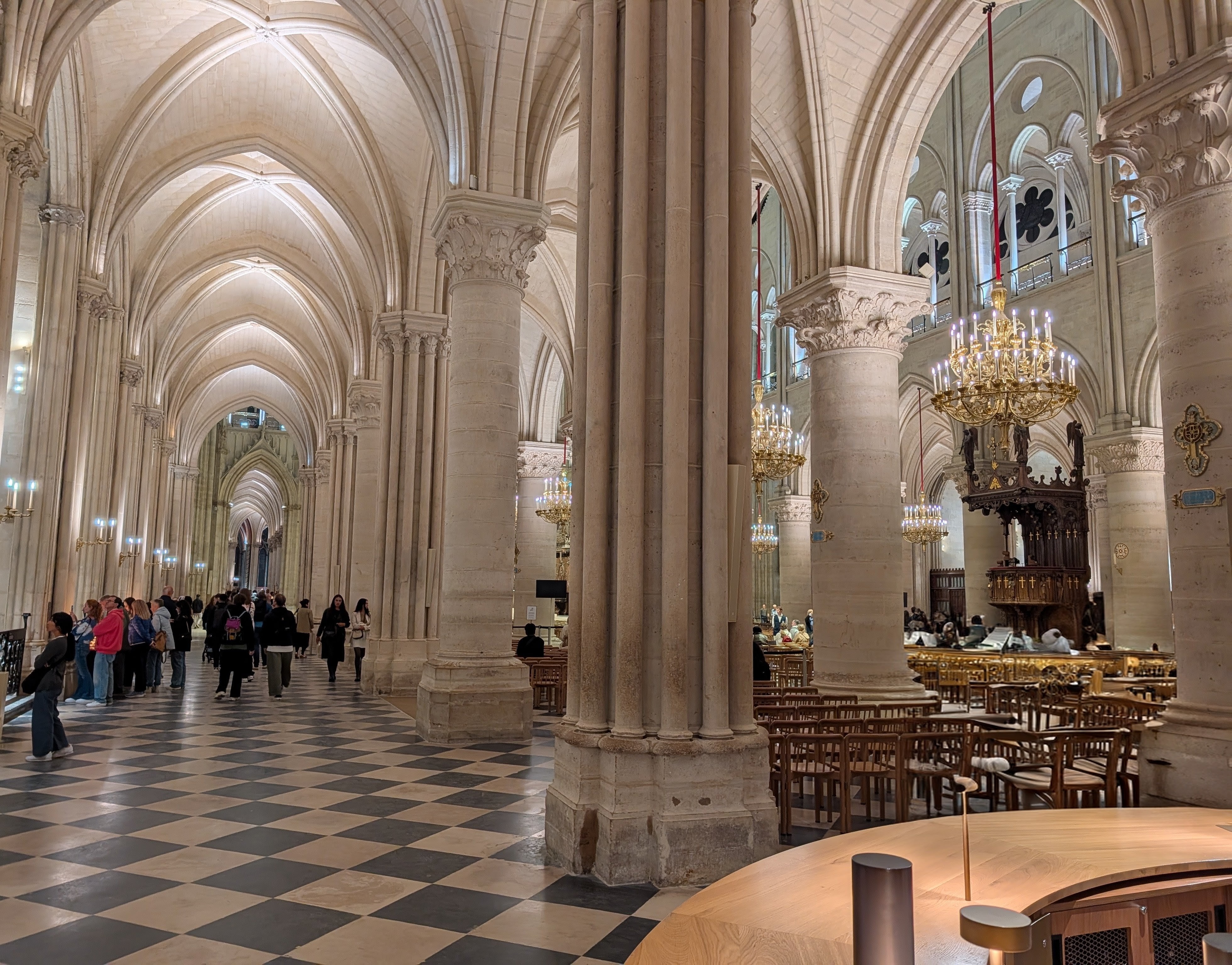 Notre Dame light and bright after restoration