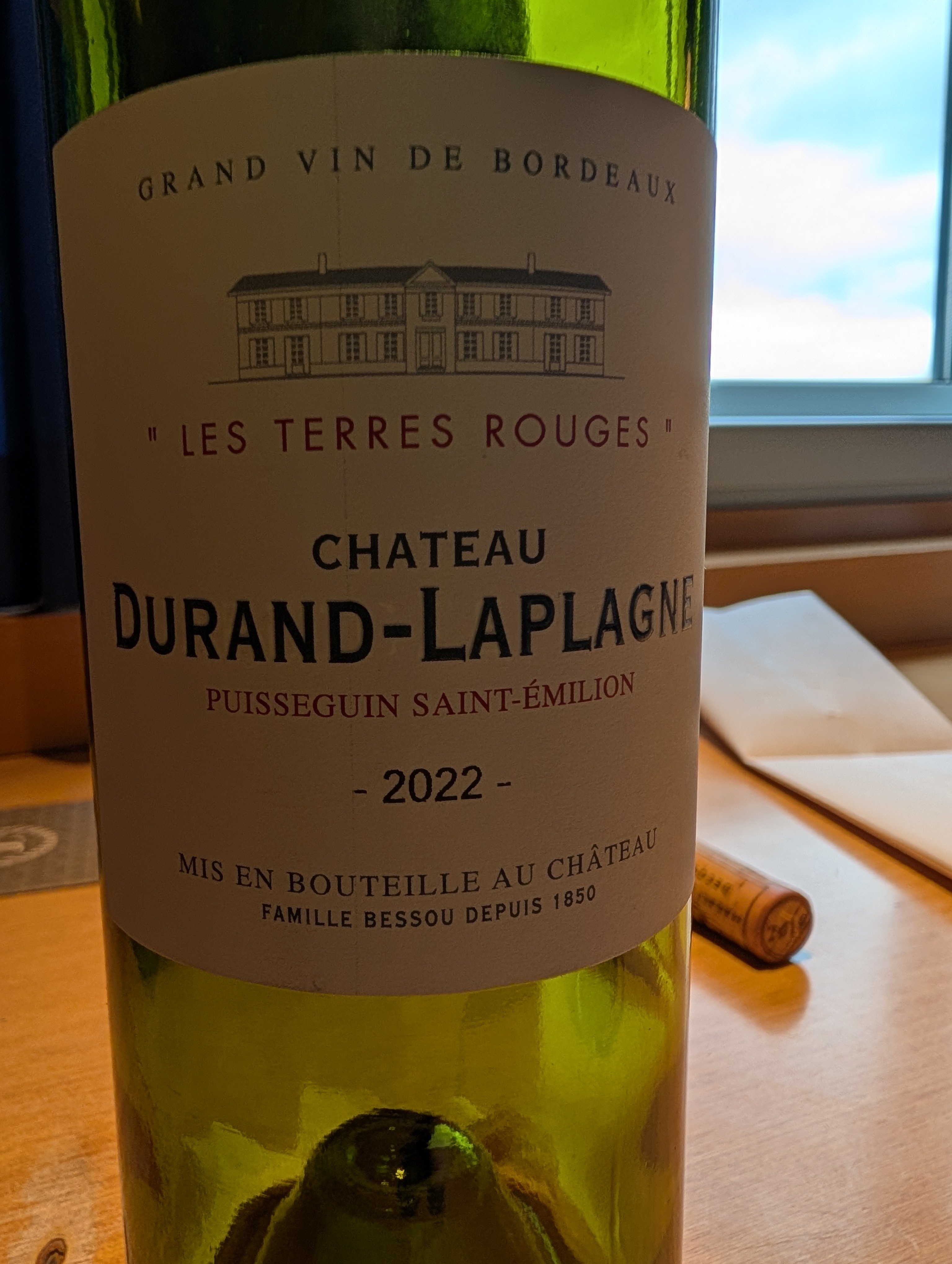 Wine bottle label