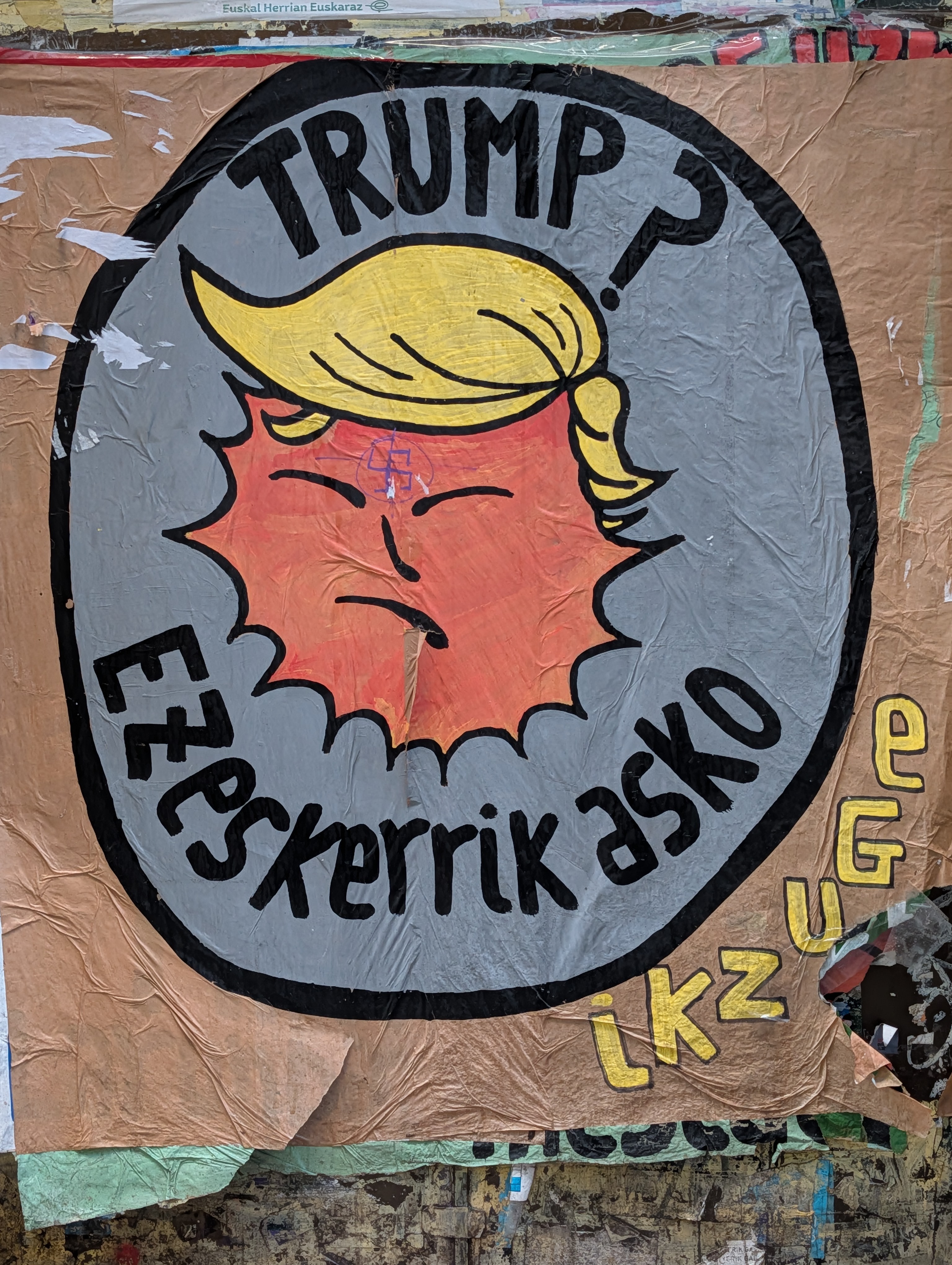 Political graffiti
