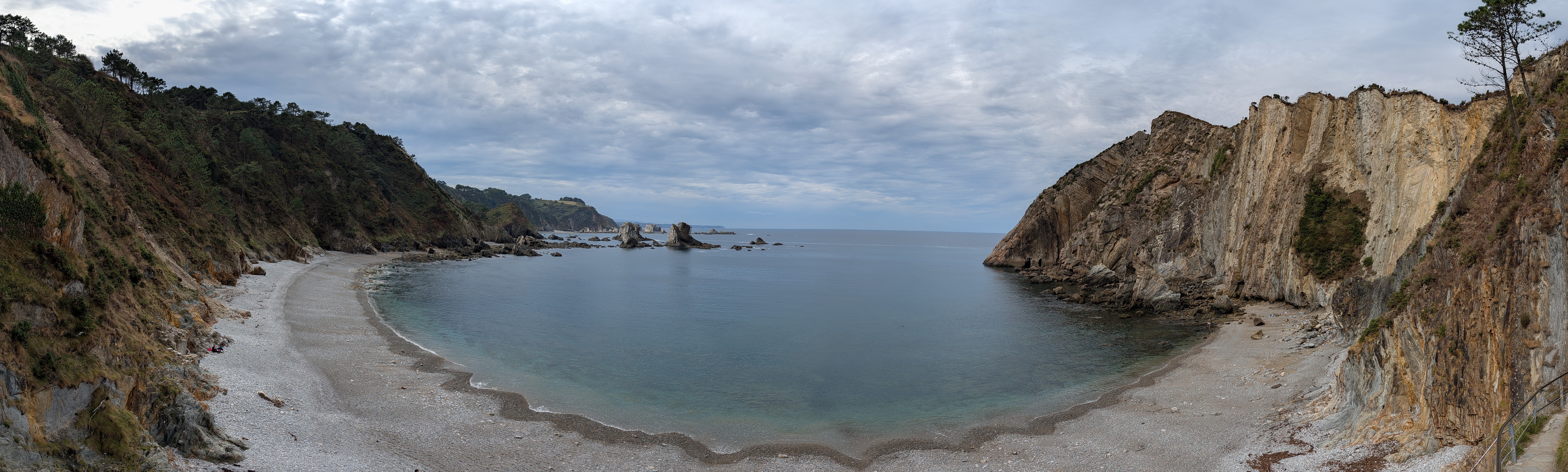 Panoramic view of Playa de Silencio