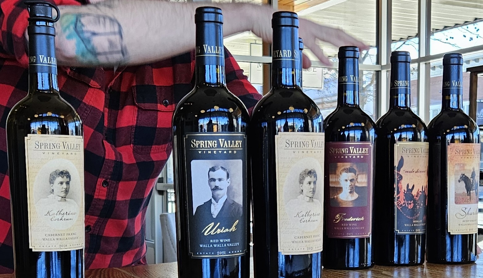 Telling the story of Corkrum, Derby, and Elvin families through wines