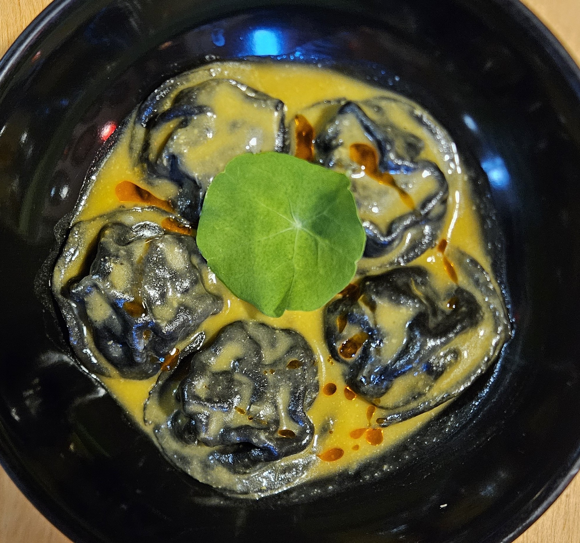 Raviolis in sauce