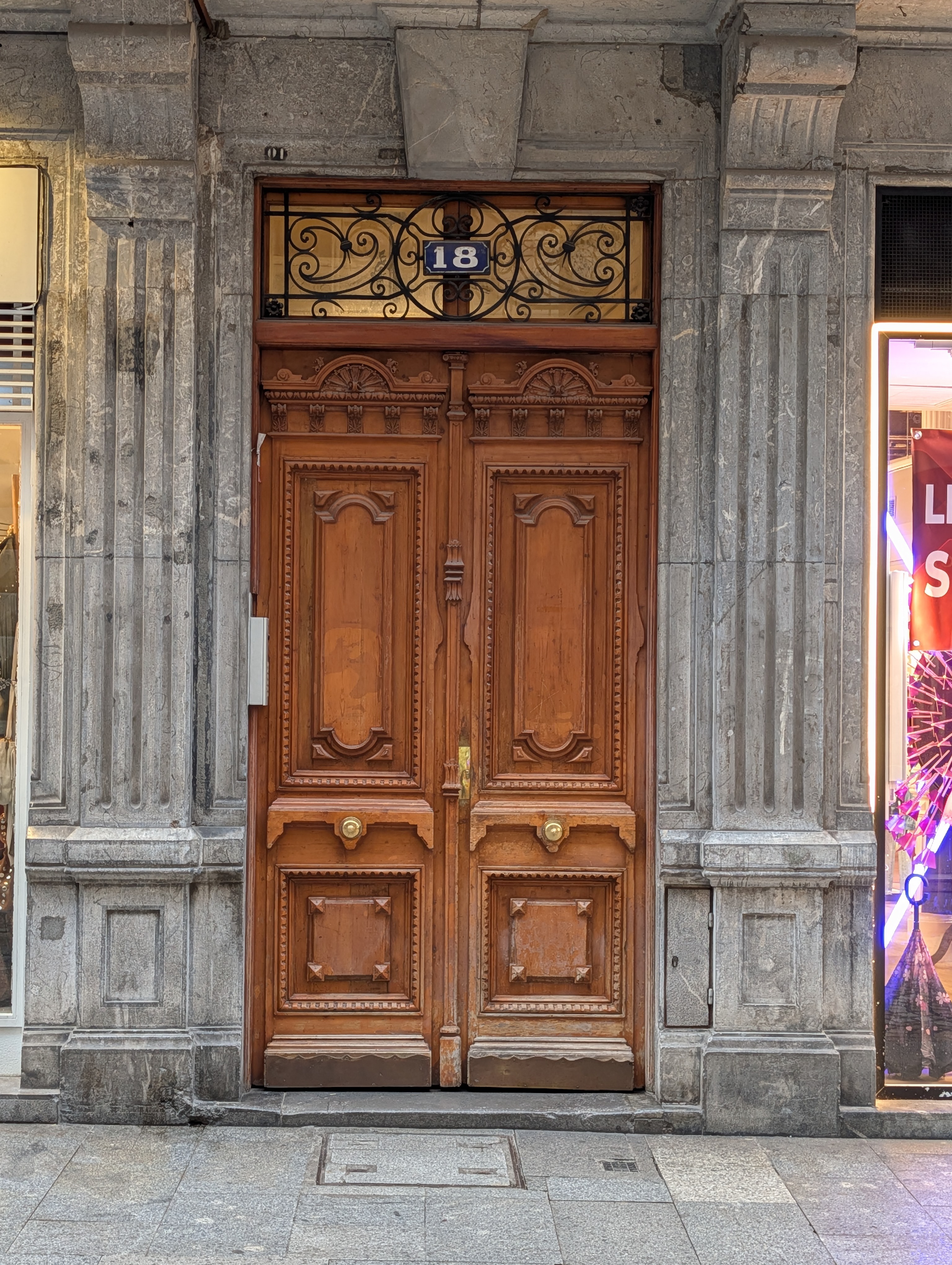 wooden doors