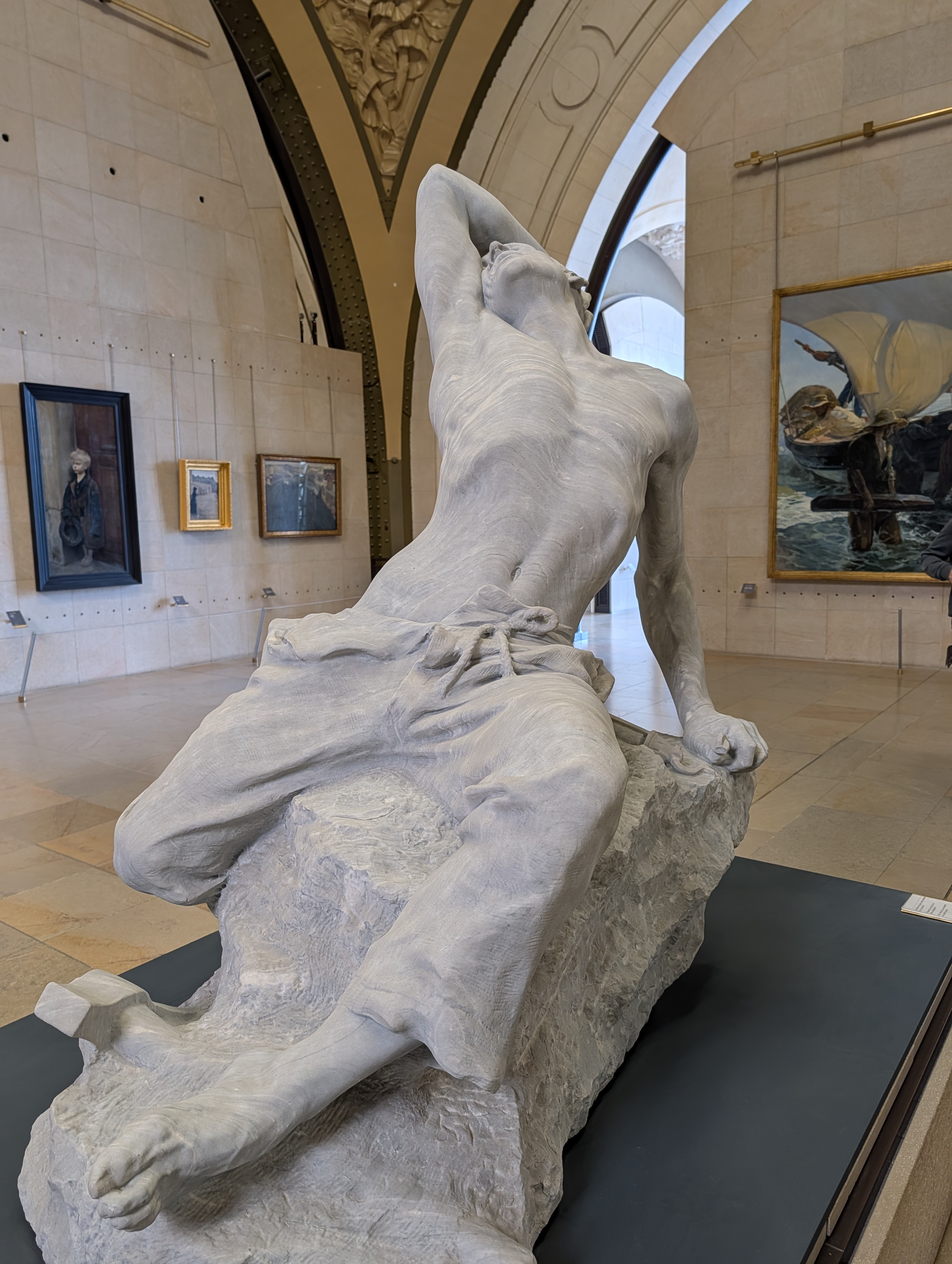 Coup de Grisou sculpture by Henri Greber