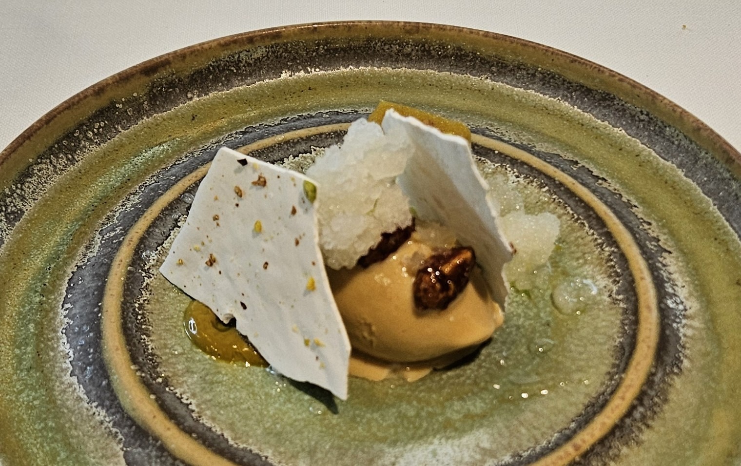 Pistachio ice cream