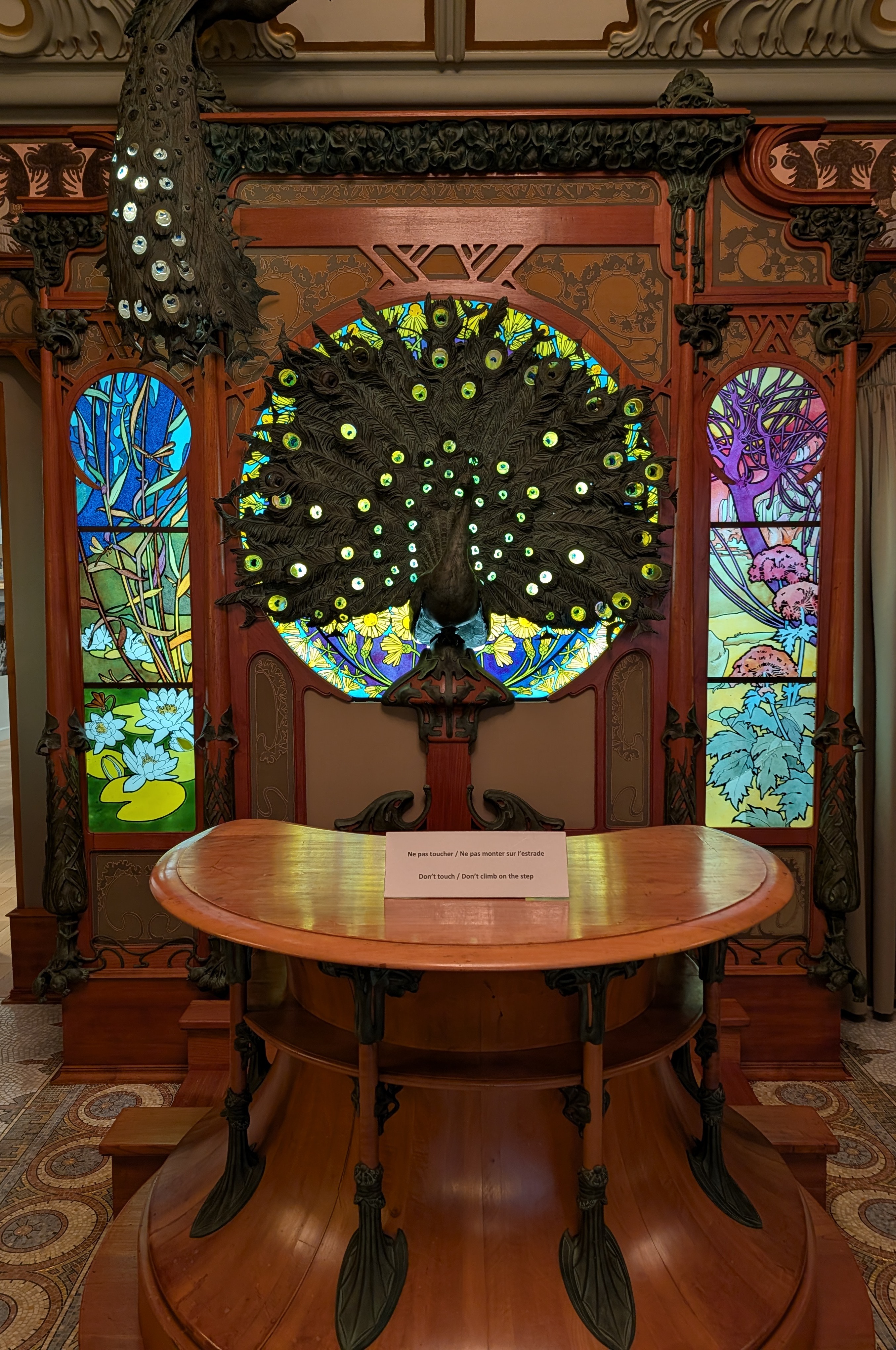 Art nouveau bar replicated at Carnavalet
