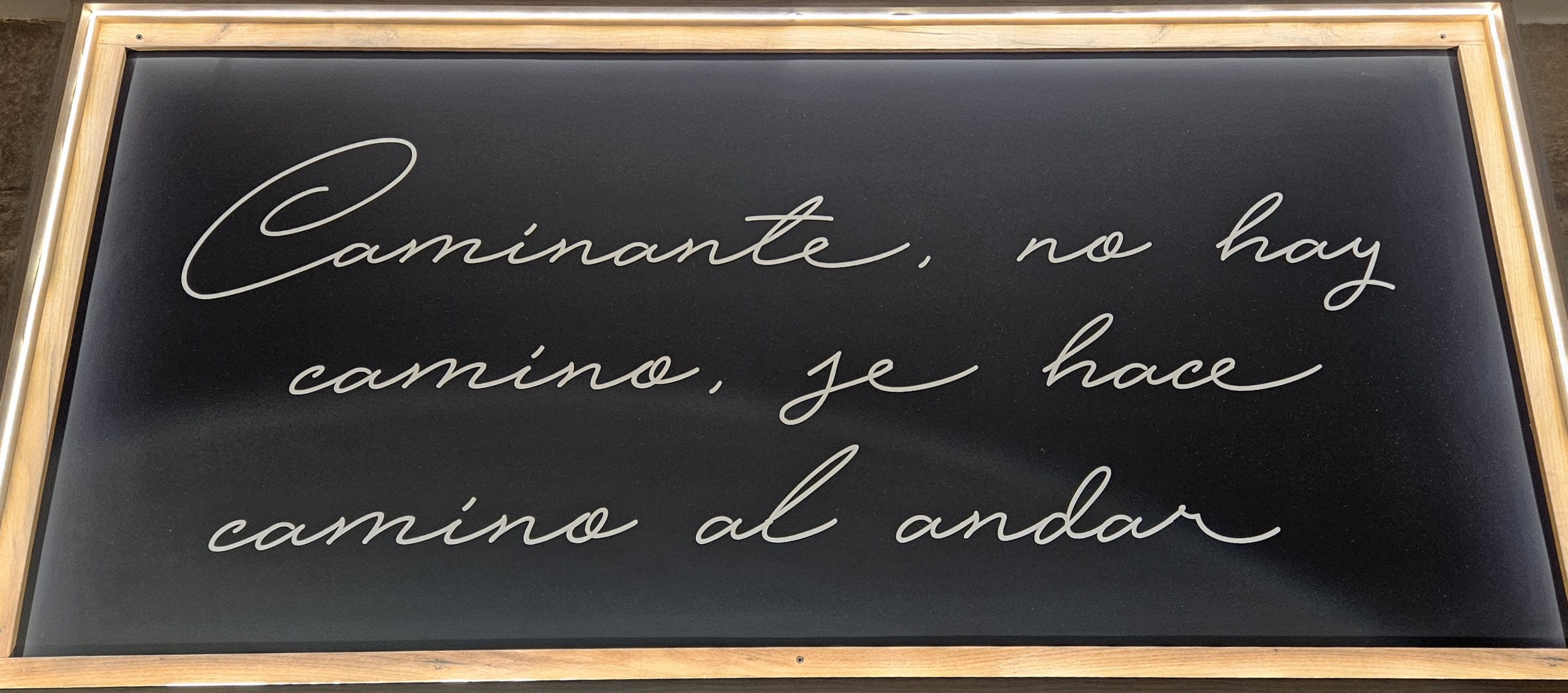Message in restaurant