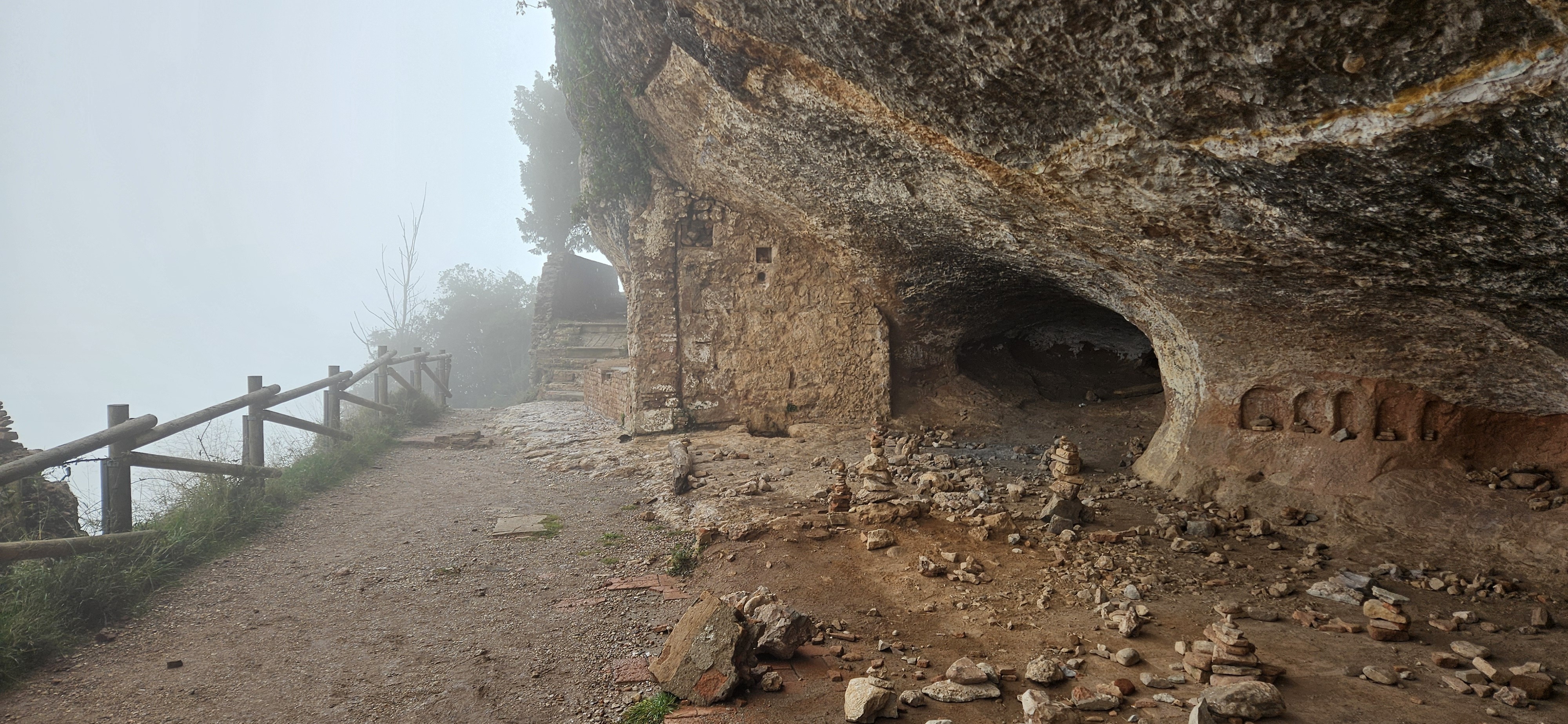 Old cave and dwelling