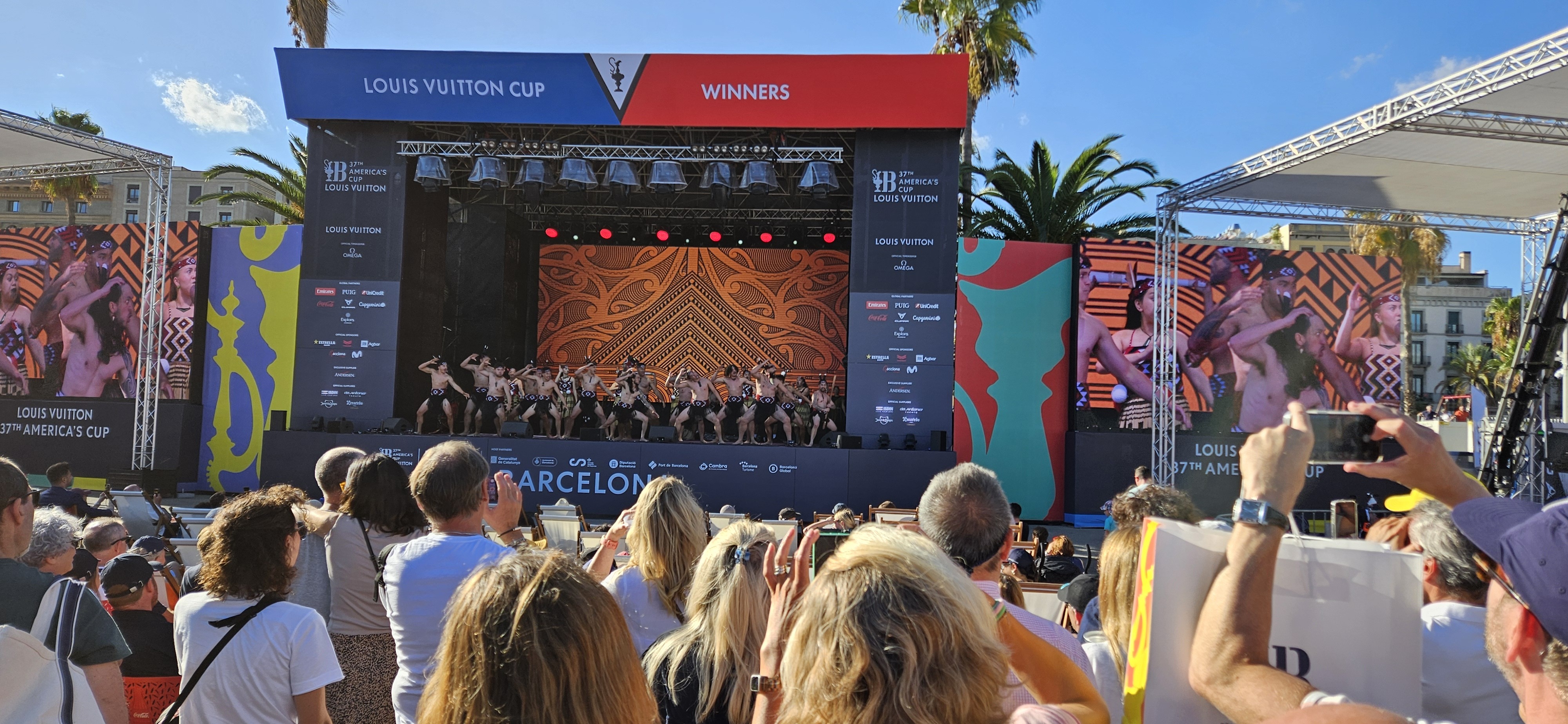 New Zealand performance in Louis Vuitton Cup closing ceremonies