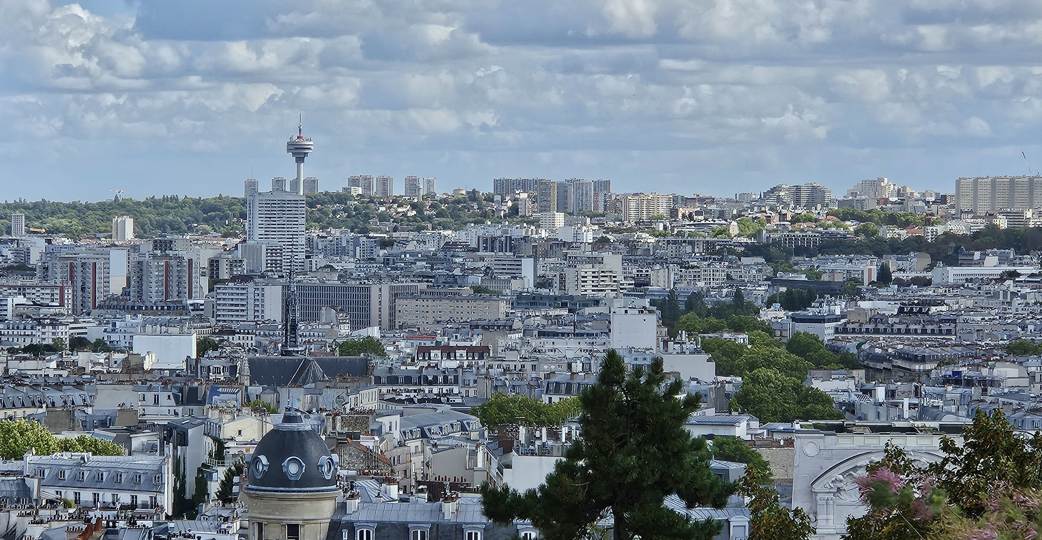 City view from Montmartre