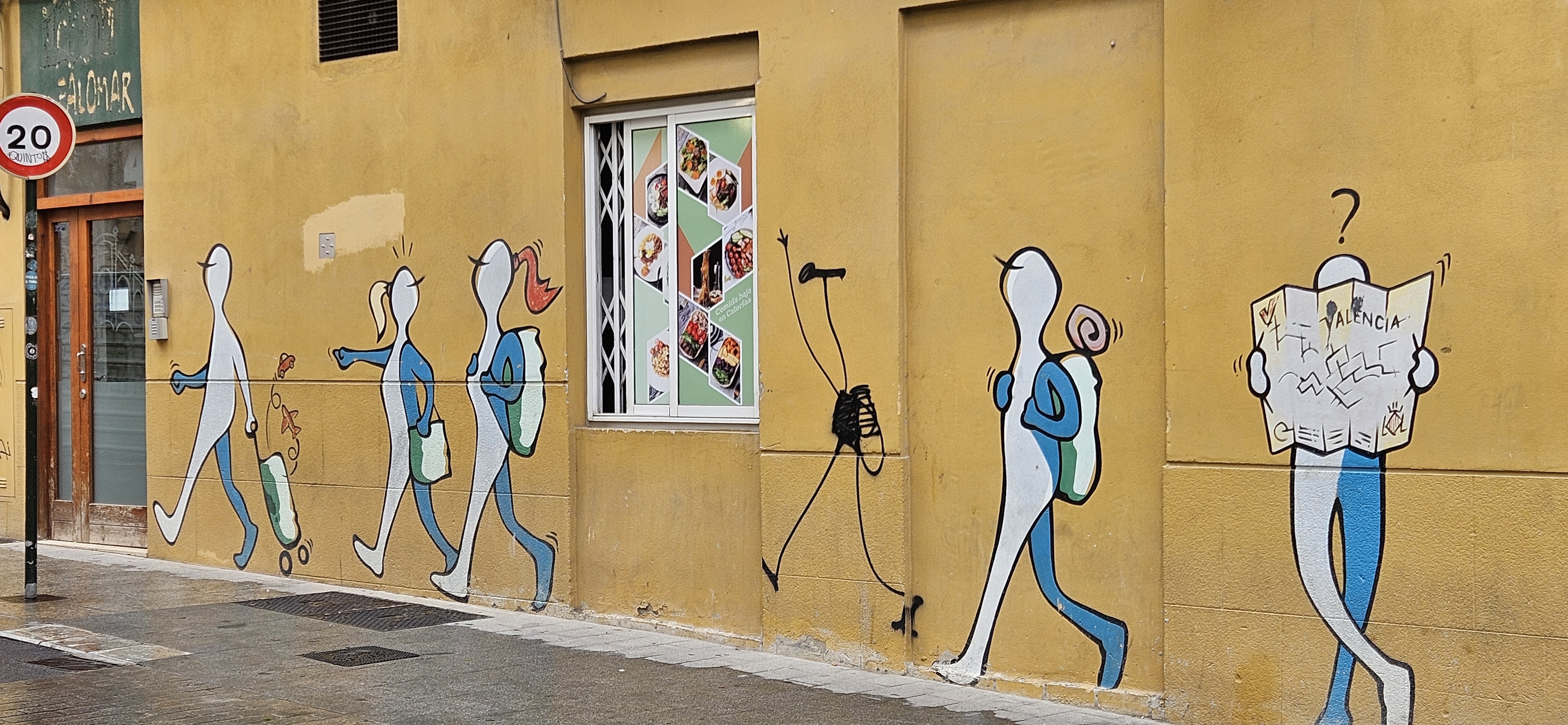 Travelers street art, València