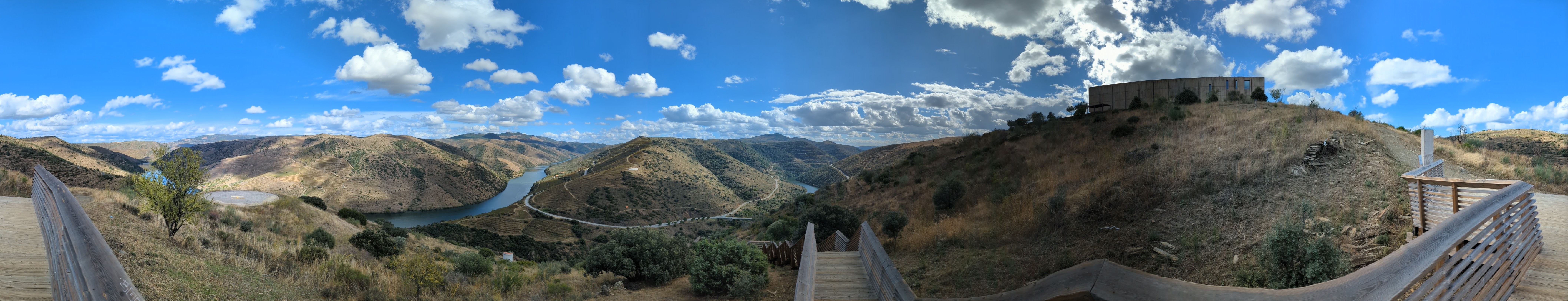 Panoramic view from the trails at the Parque Arqueológico do Vale do Côa