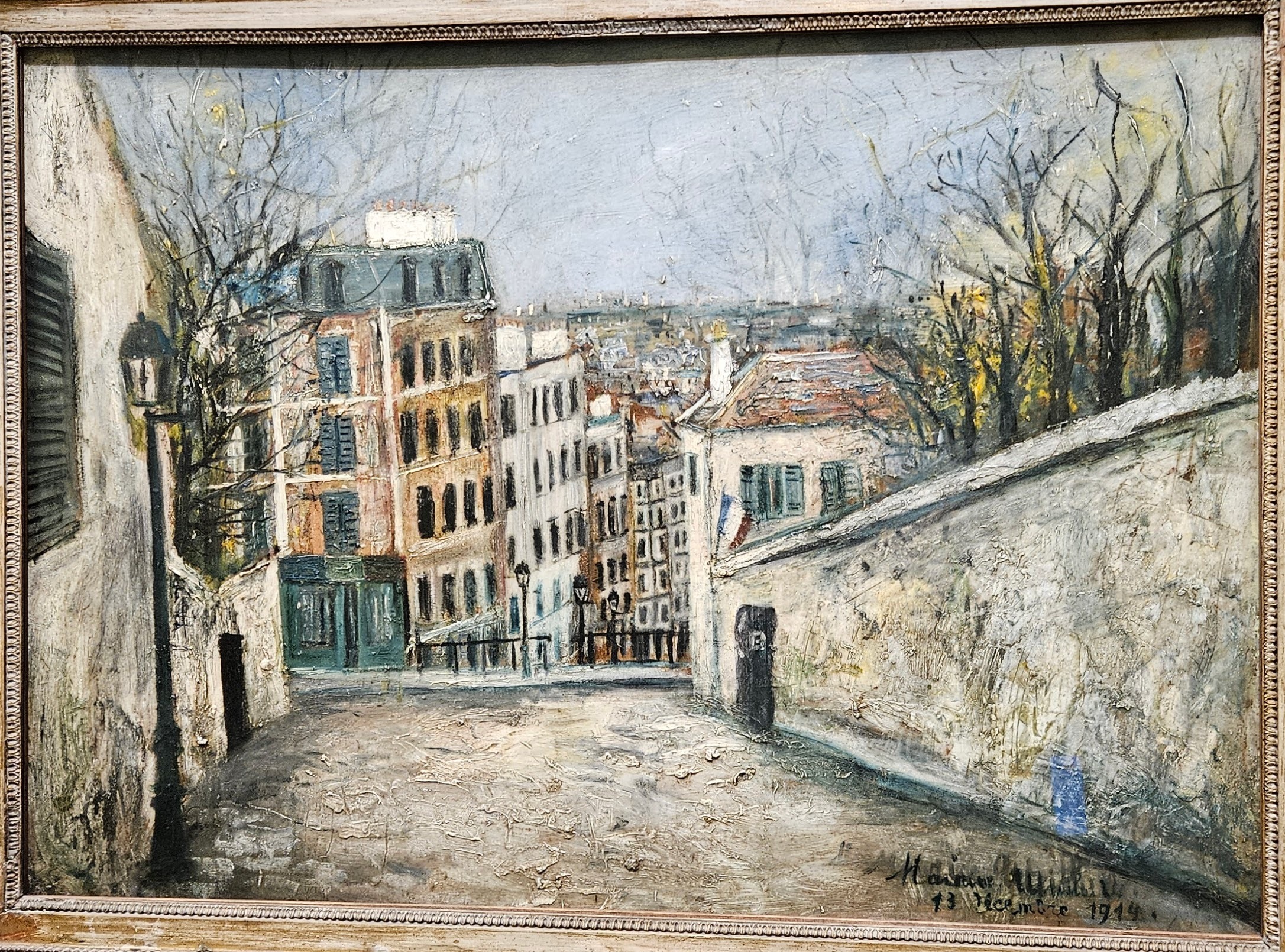 Rue de Mont-Cenis, painting by Maurice Utrillo